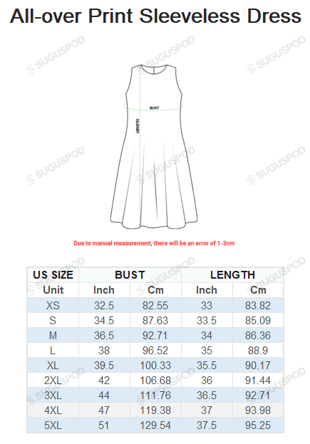 Horror Lover 1 All-over Print Sleeveless Pocket Dress