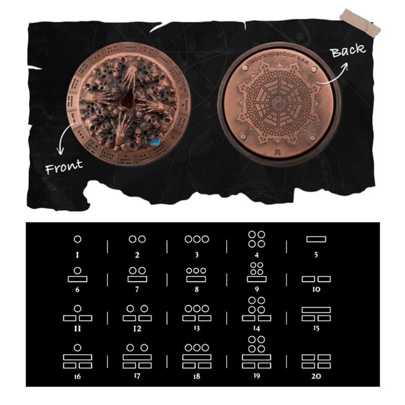 🔥2025 Hot Sale 49% OFF - Metal Wand Skull Dice & Bone RPG Dice Set