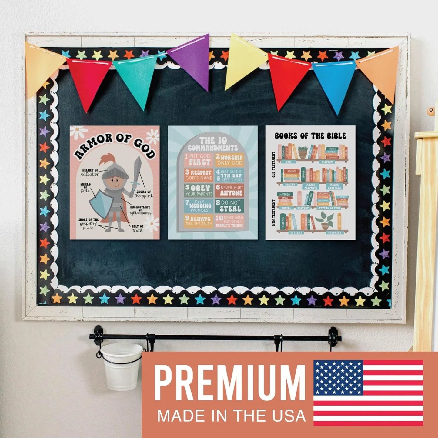 Christian Posters for Kids - 9/15 Posters Included