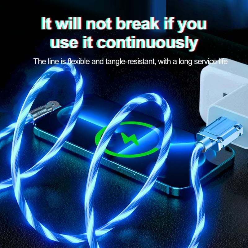 🔥2025 Hot Sale 49% OFF - ⚡540° Rotating Streamer Data Cable