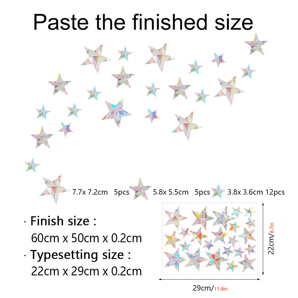 🎁2025 Hot Sale Now — Rainbow Prism Electrostatic Glass Sticker