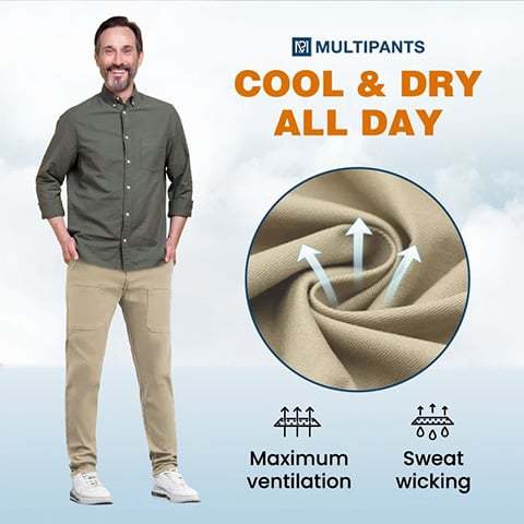 🔥2025 Hot Sale 49% OFF - MultiPants – High Stretch Multi-pocket Durable Cargo Pants
