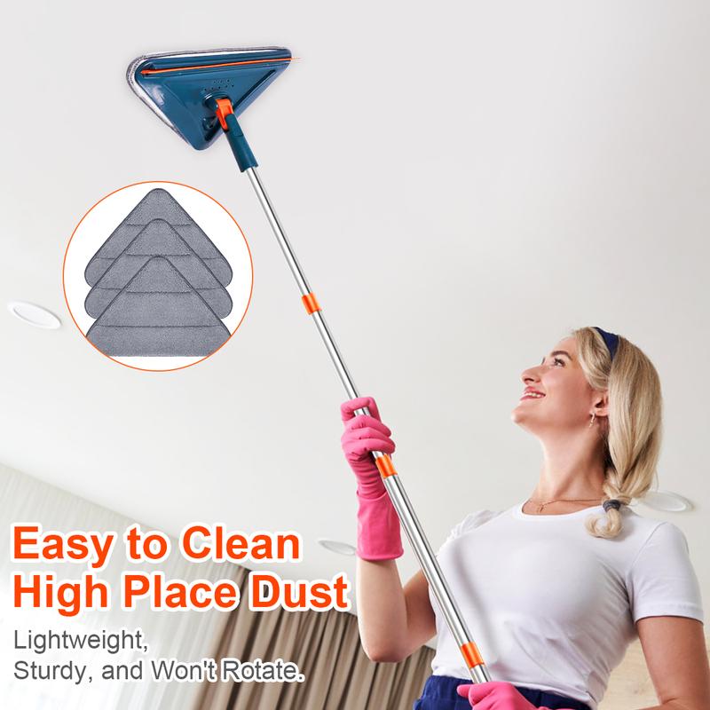 🔥Final Hot Sale-49% OFF🔥 Adjustable Long Handle Wall Cleaner  360° Spinning Head Cleaning Too - Buy 2 Free Shipping