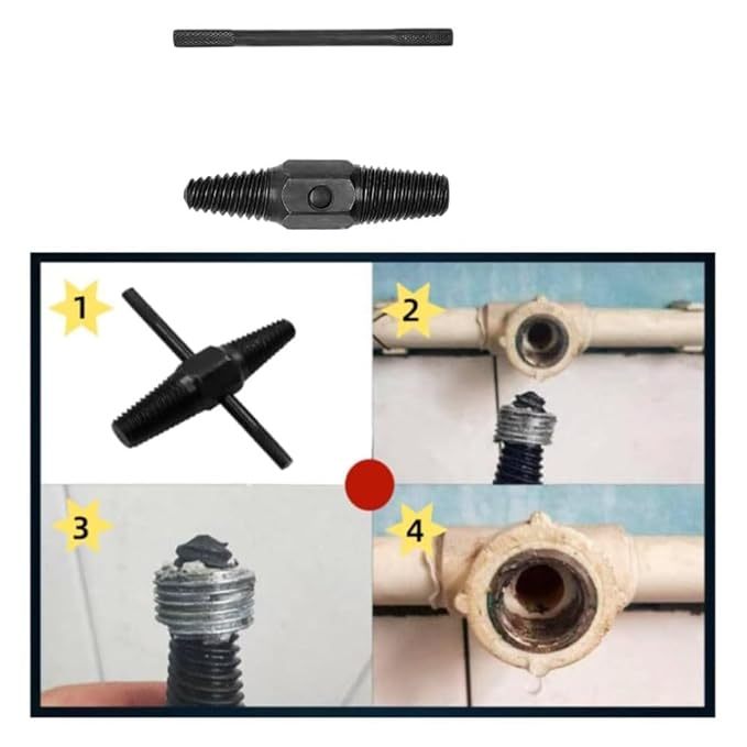 🔥2025 New Year Sale 49% OFF - Damaged Screw Extractor,Double Head Broken Screw Extractor