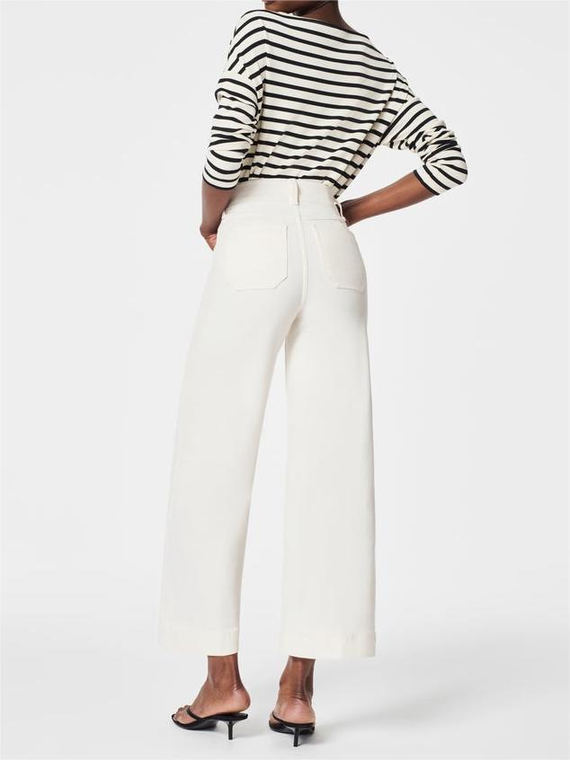 Cropped Wide-Leg Jeans