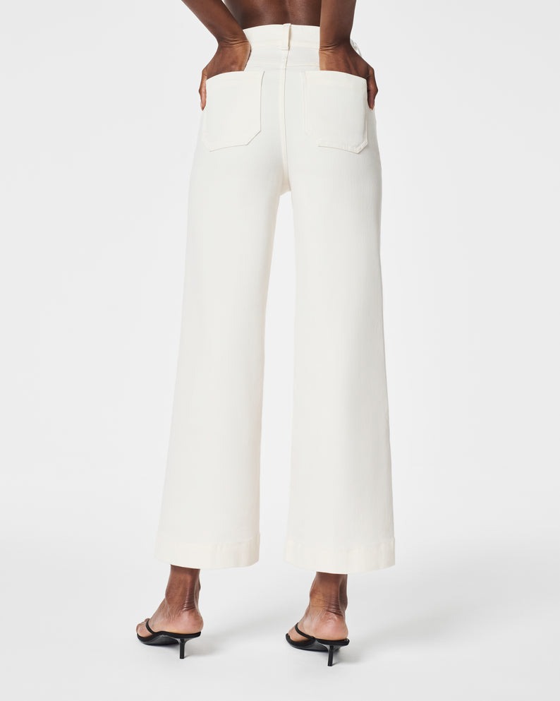 Cropped Wide-Leg Jeans