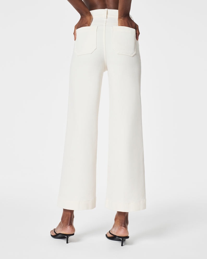 Cropped Wide-Leg Jeans