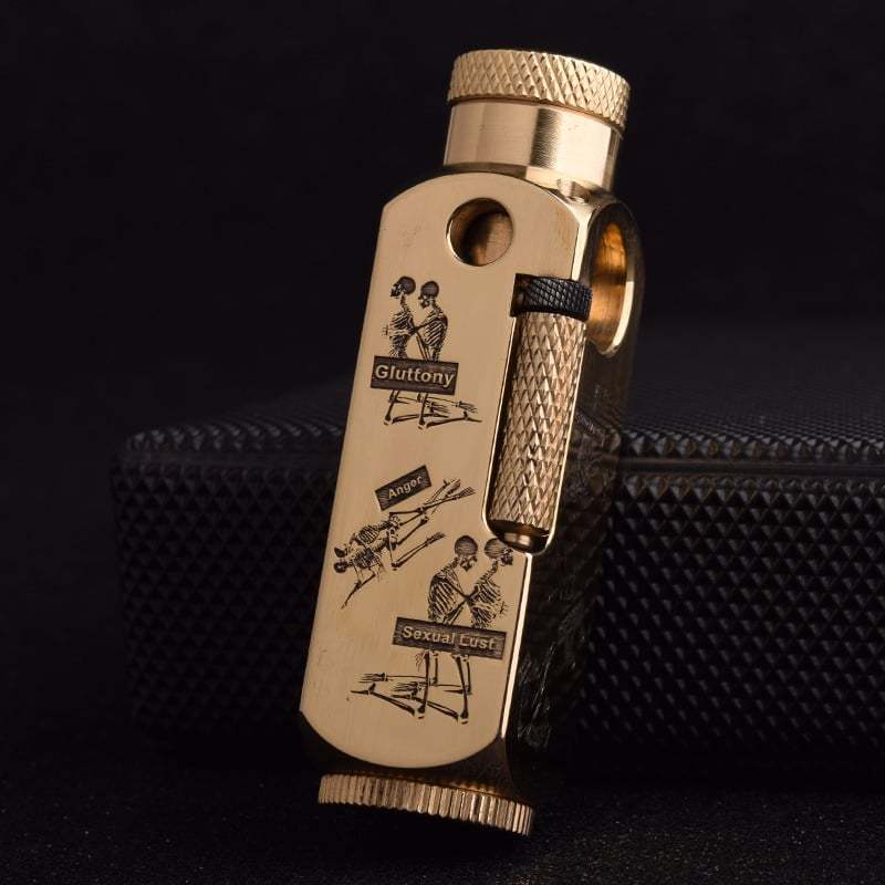🔥Final Hot Sale-49% OFF🔥 Vintage Brass Kerosene Lighter
