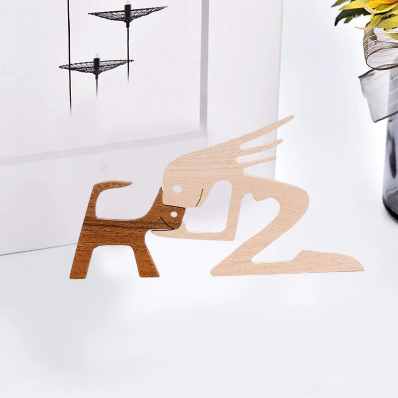 Wood Sculpture Table Ornaments