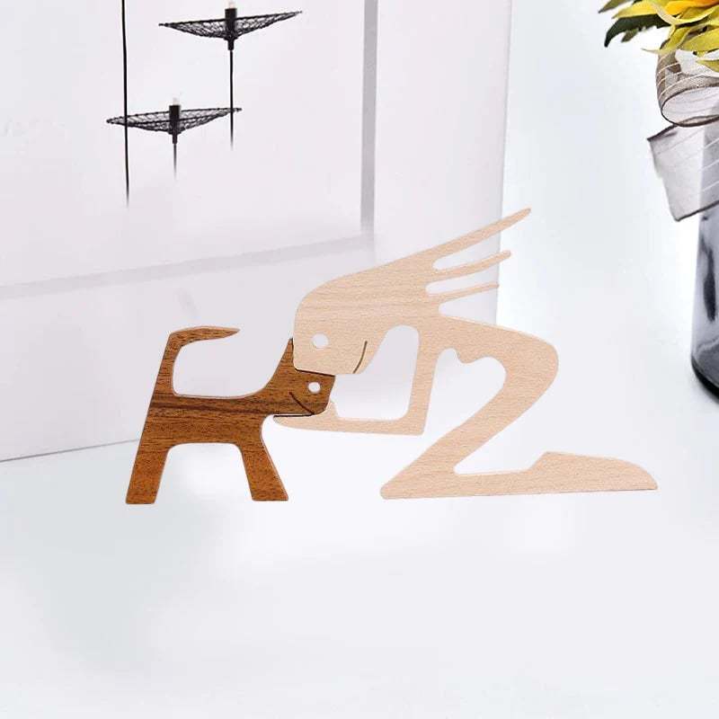 Wood Sculpture Table Ornaments
