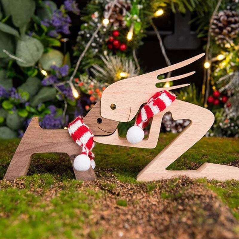 Wood Sculpture Table Ornaments
