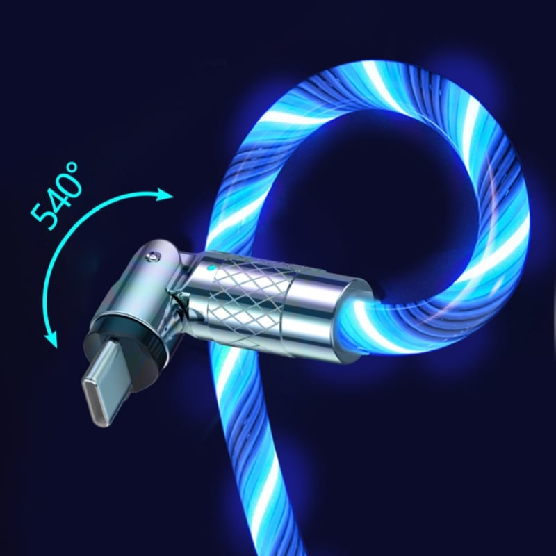 🔥2025 Hot Sale 49% OFF - ⚡540° Rotating Streamer Data Cable