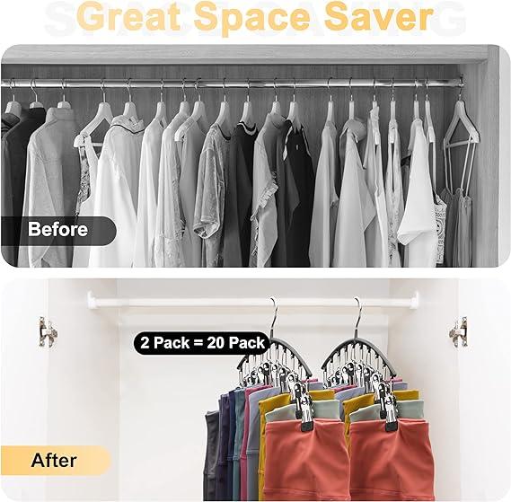 🔥Hot Sale Now 49% OFF - Curved Design Hanger with 20/30 Clips