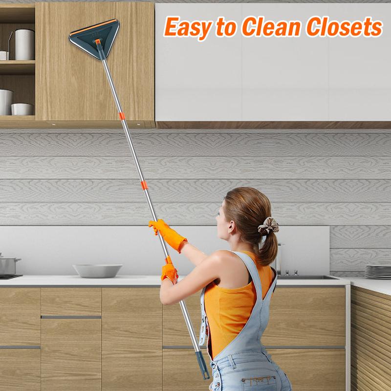 🔥Final Hot Sale-49% OFF🔥 Adjustable Long Handle Wall Cleaner  360° Spinning Head Cleaning Too - Buy 2 Free Shipping