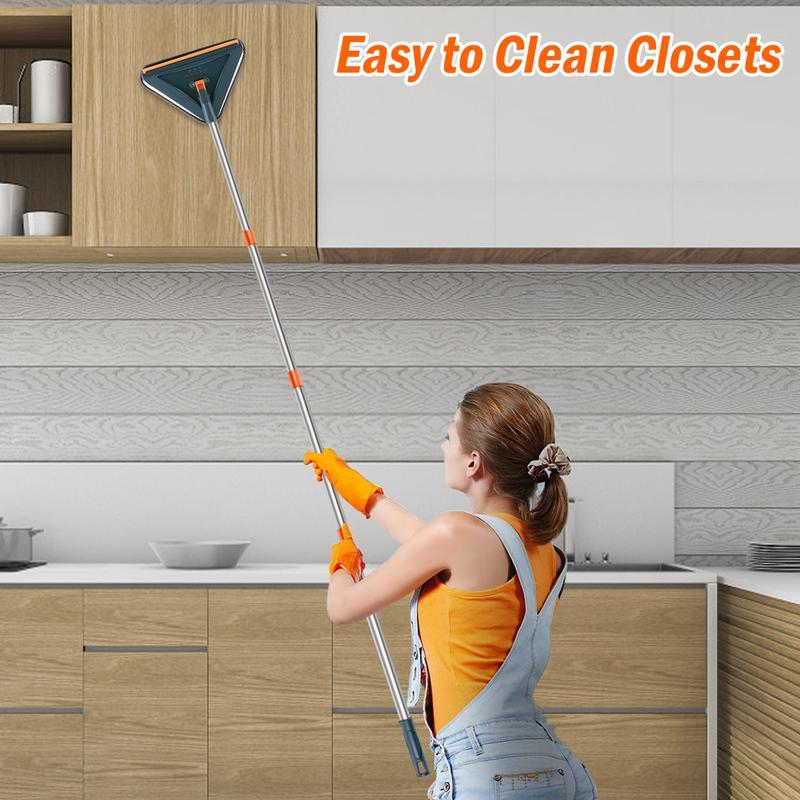 🔥Final Hot Sale-49% OFF🔥 Adjustable Long Handle Wall Cleaner  360° Spinning Head Cleaning Too - Buy 2 Free Shipping