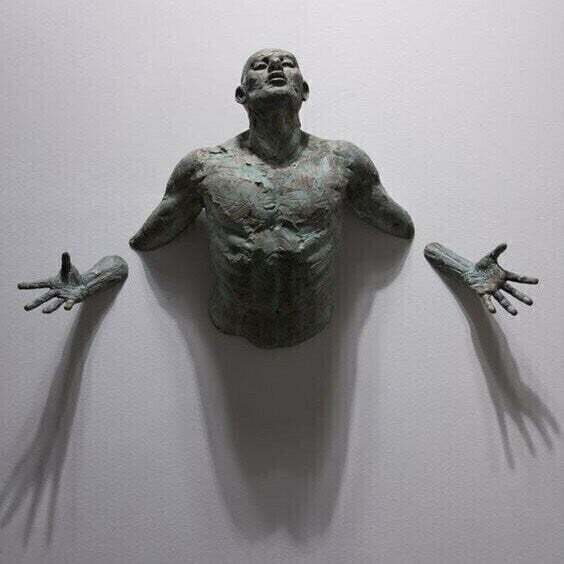Art Wall Decor Human Body Sculpture