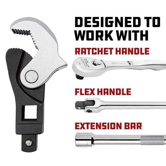 🔥Final Hot Sale-49% OFF🔥 Ratchet Movable Opening Eagle Beak Steel Bar Torque Wrench