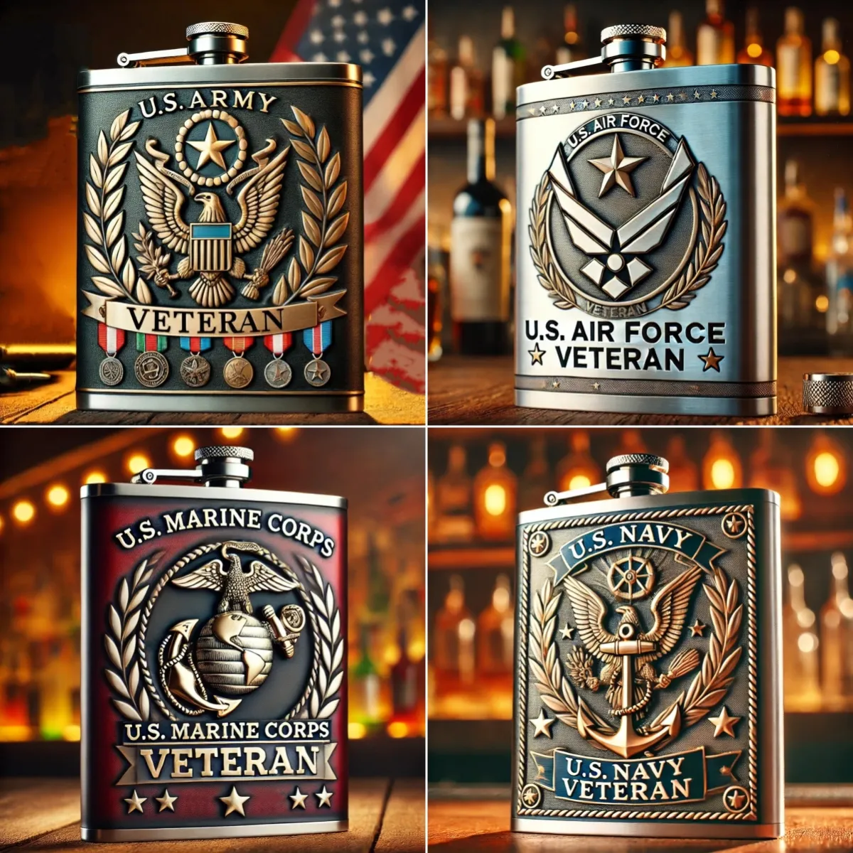 🔥2025 Hot Sale 49% OFF - 🎖️Military Veteran Flasks