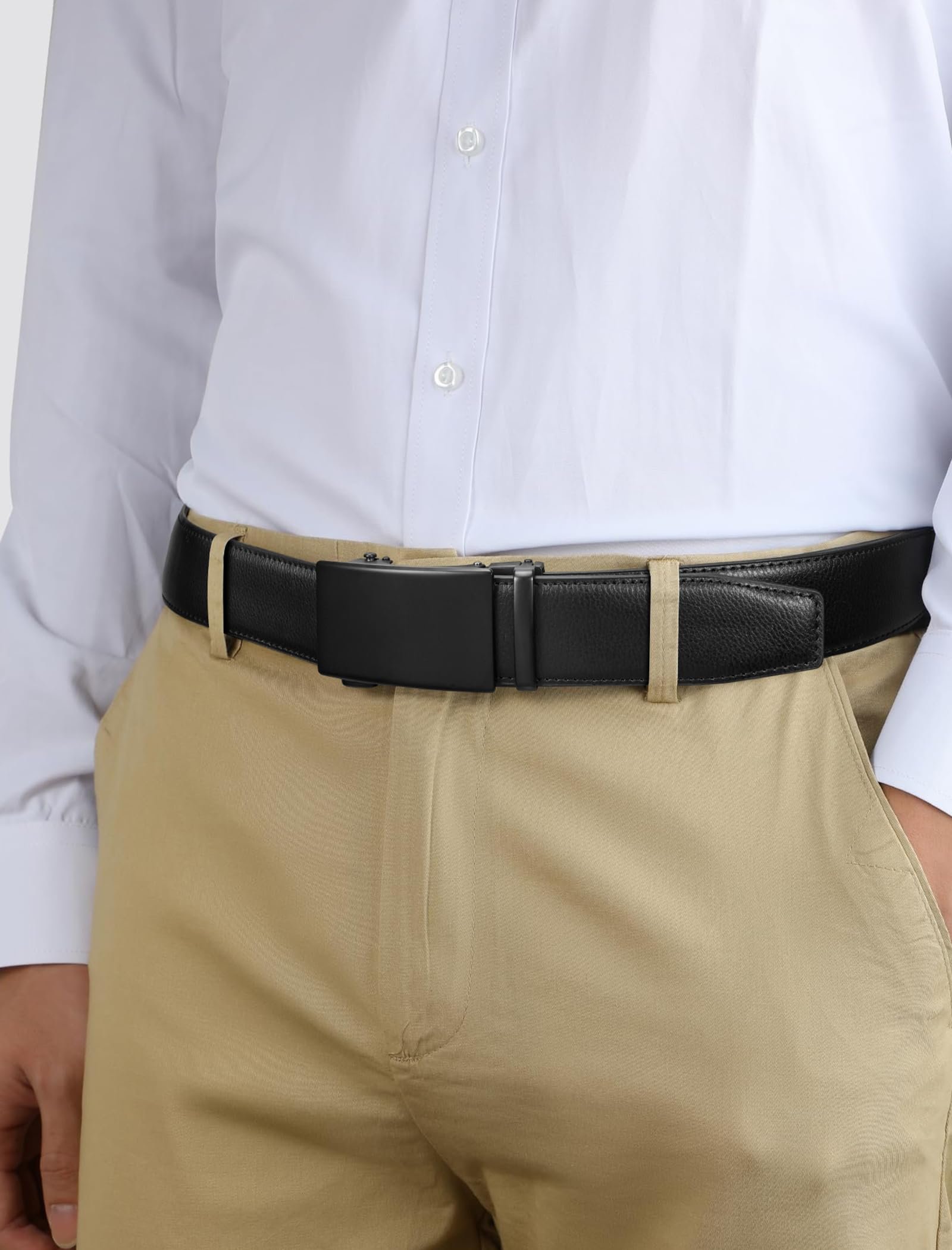 Mens Ratchet Belt Leather