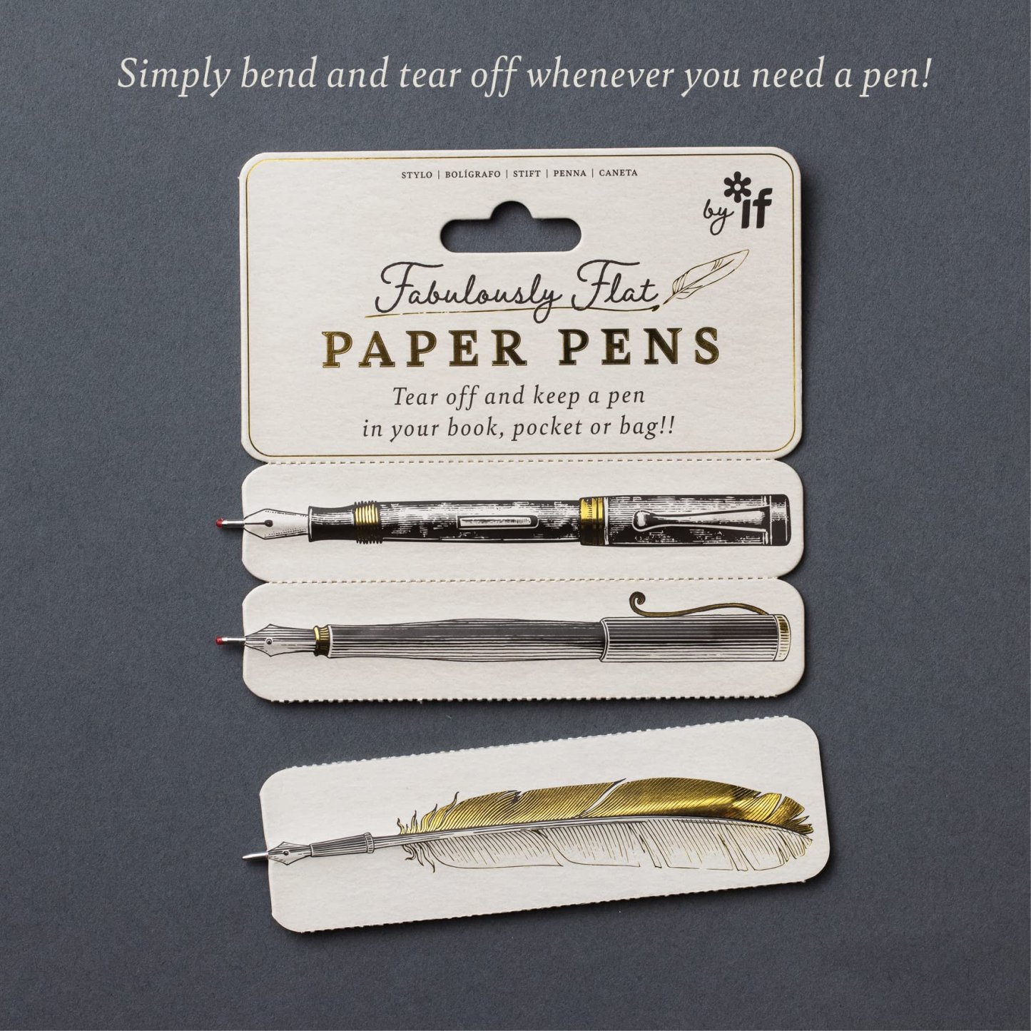 🔥2025 Hot Sale 49% OFF - Fabulously Flat Paper Pens