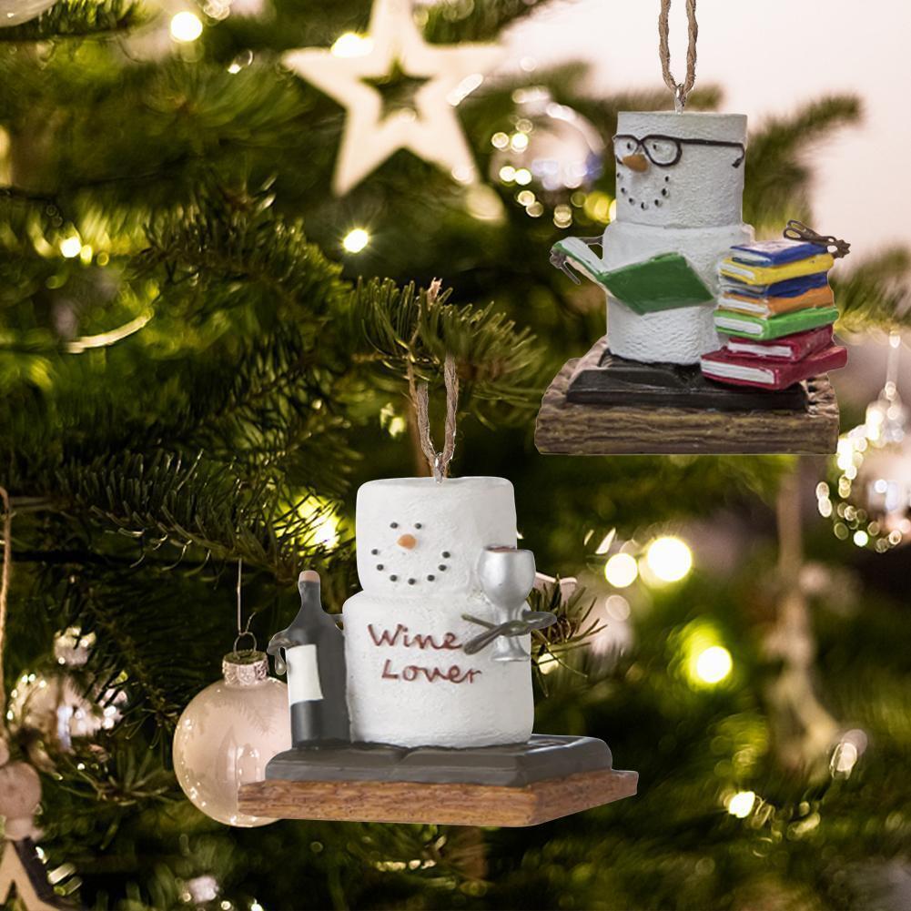 Funny Snowman Christmas Tree Ornament