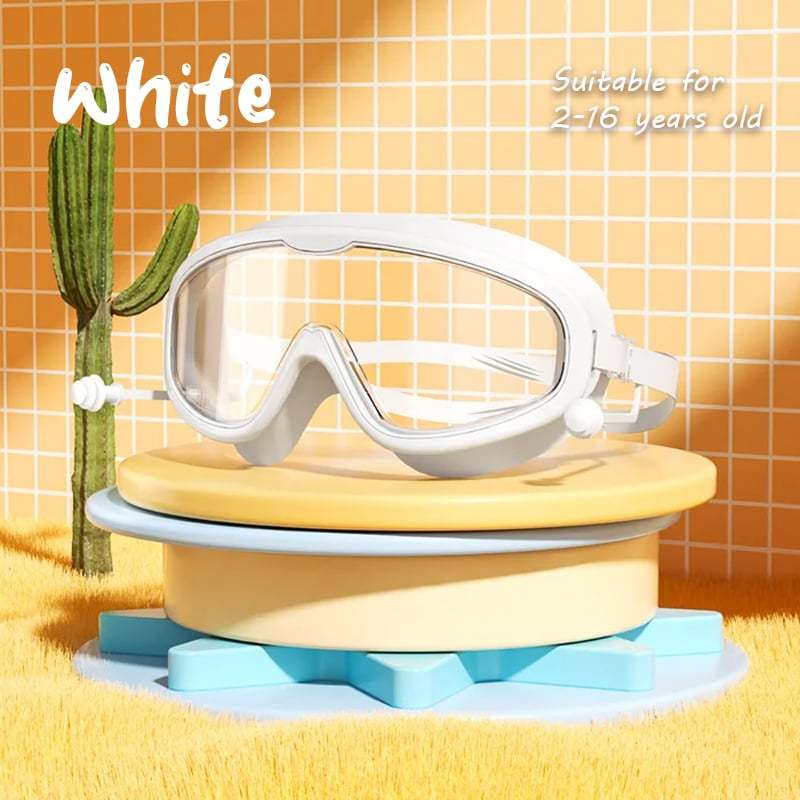 🔥2025 Hot Sale 49% OFF - 🎉HD children's large frame waterproof and anti-fog swimming goggles
