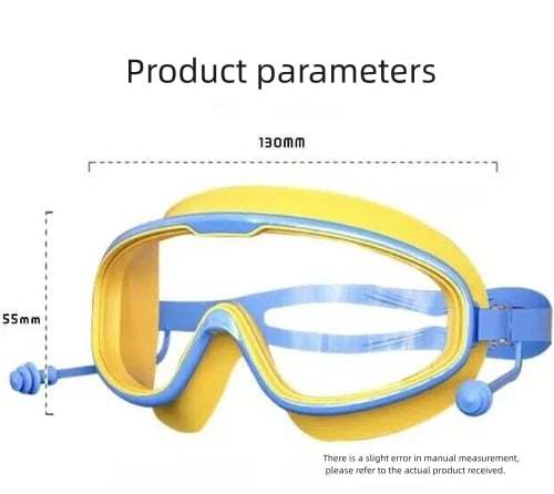 🔥2025 Hot Sale 49% OFF - 🎉HD children's large frame waterproof and anti-fog swimming goggles