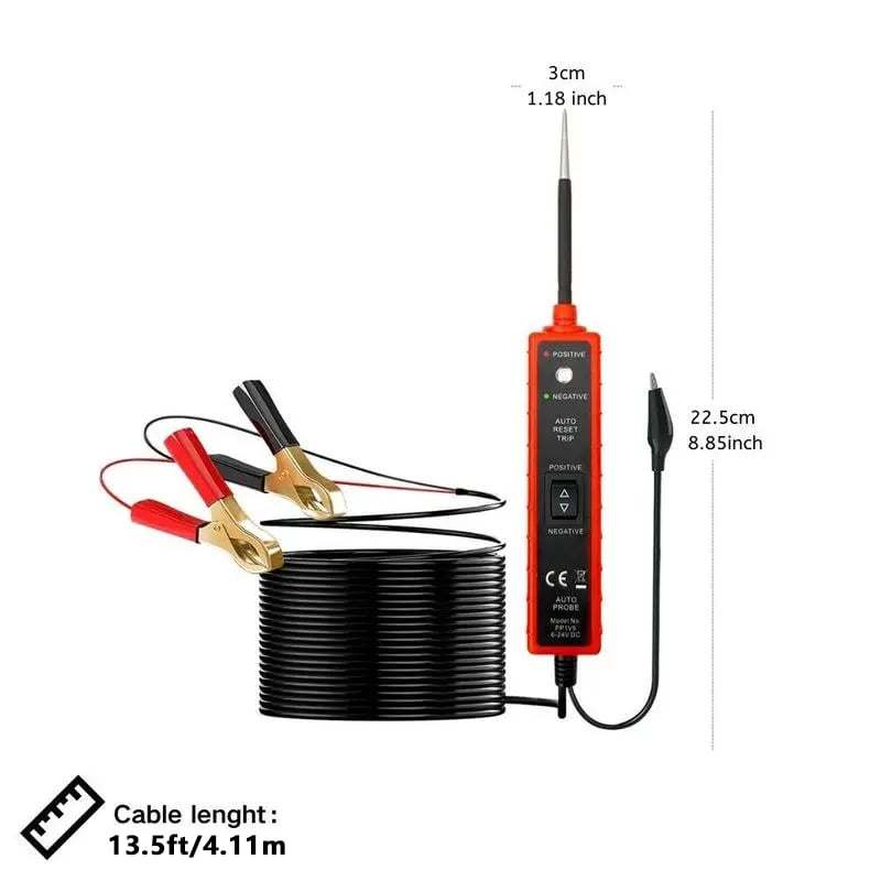 (🔥NEW YEAR SALE - 49% OFF) Car Electric Circuit Tester,  6-24V DC Automotive Multifunctional Drive Test Pen, Car Short Circuit/Open Circuit/Leakage Detection Tool