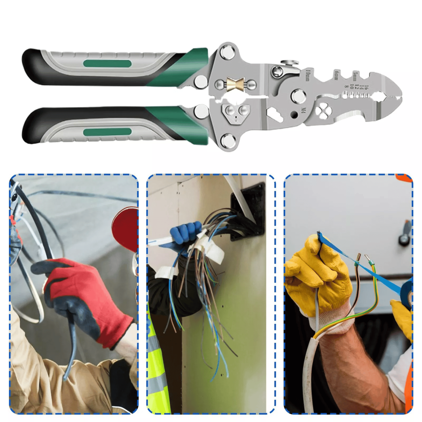 🔧Multifunctional Folding Wire Stripper