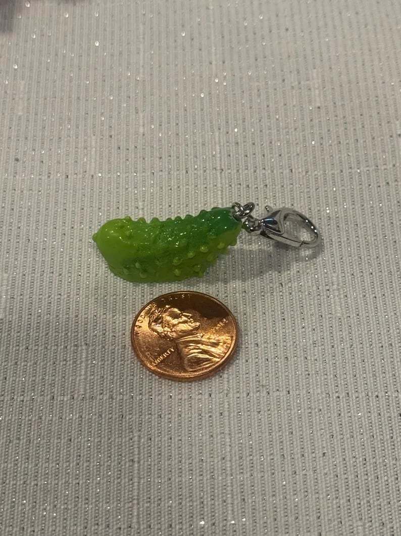 Limited Sale 49% OFF✨ MINI Emotional Support Pickle Keychain