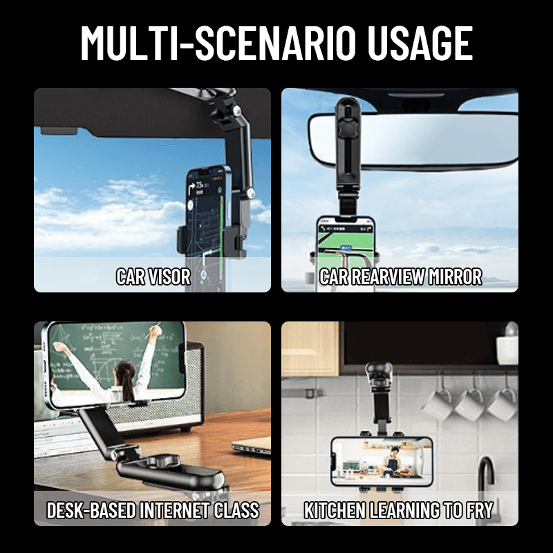 🔥2025 Hot Sale 49% OFF - 2025 New 1080° Multifunction Holder Car Phone Holder