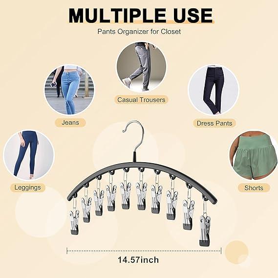🔥Hot Sale Now 49% OFF - Curved Design Hanger with 20/30 Clips