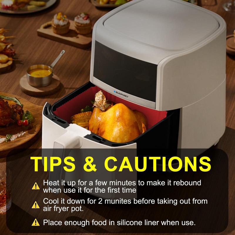 🔥Hot Sale Now 49% OFF - Silicone Air Fryer Liners Square