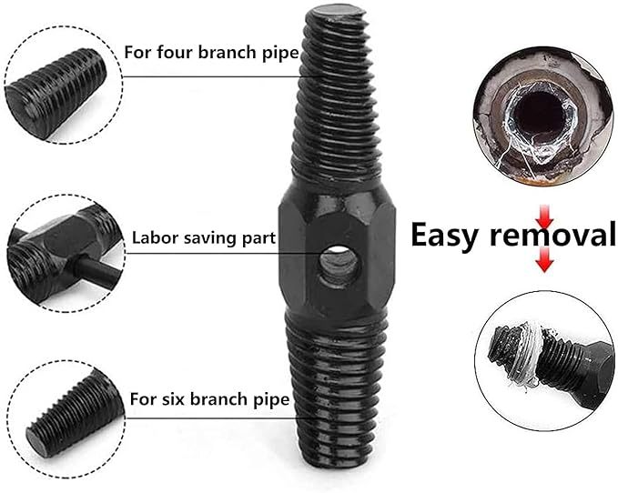 🔥2025 New Year Sale 49% OFF - Damaged Screw Extractor,Double Head Broken Screw Extractor