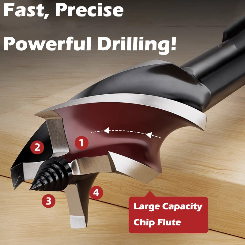 5Pcs Woodworking Drill Bit