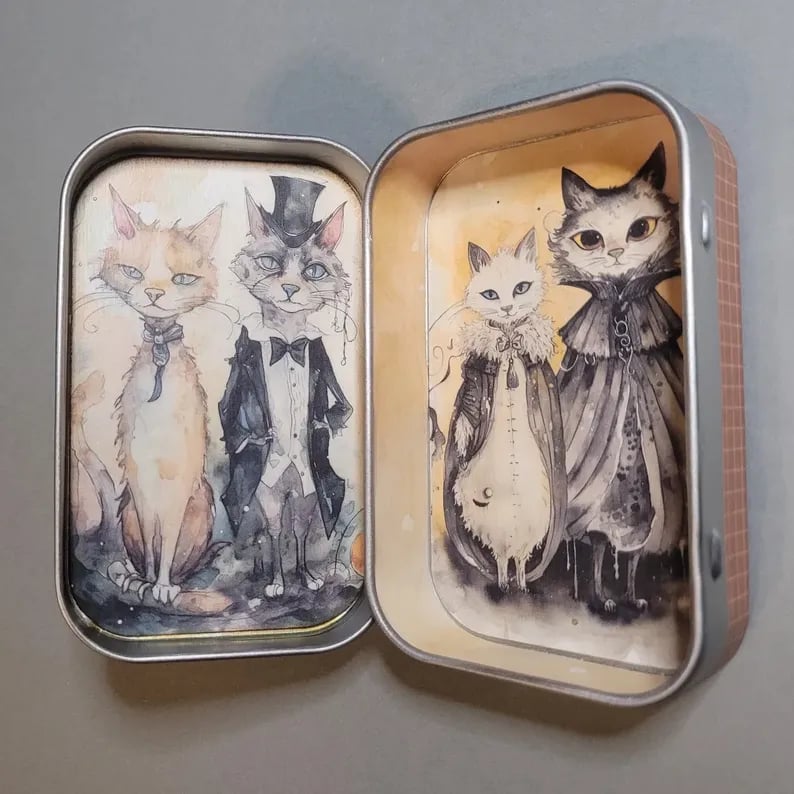 🔥2025 Hot Sale 49% OFF - Vintage Black Cat Tin
