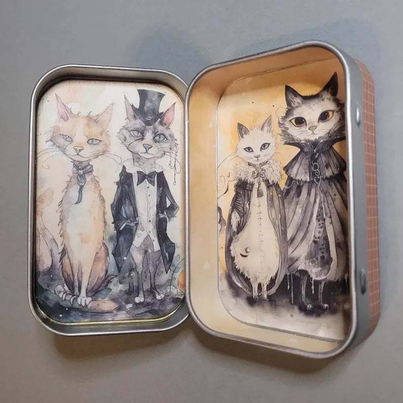 🔥2025 Hot Sale 49% OFF - Vintage Black Cat Tin