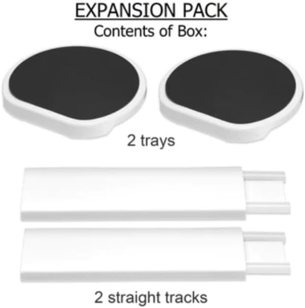 Original Dark Gray - The Lazy Susan Revolution - The First Patented Lazy Susan Turntable Expandable for Rectangular & Oblong Tables - Kitchen & Dining Tables - Great Gift! Parties & Gatherings