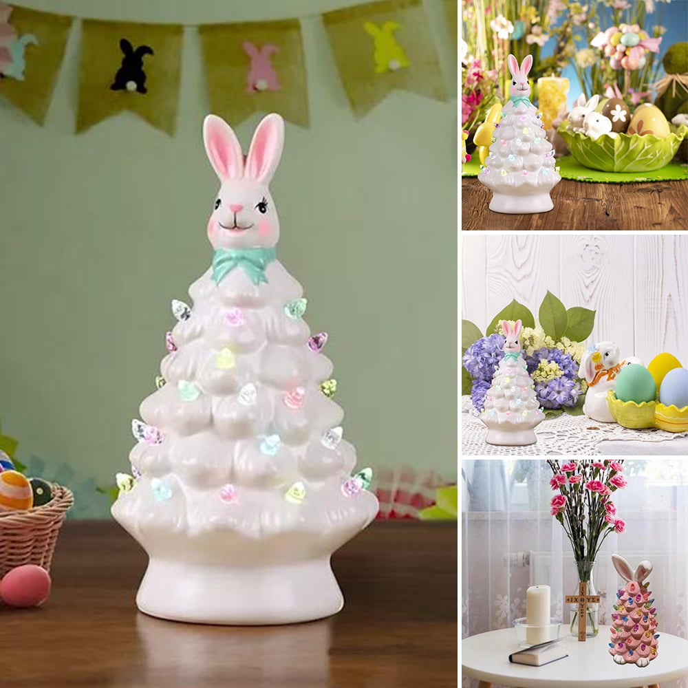 🔥2025 Hot Sale 49% OFF - Easter Pink Bunny Tree