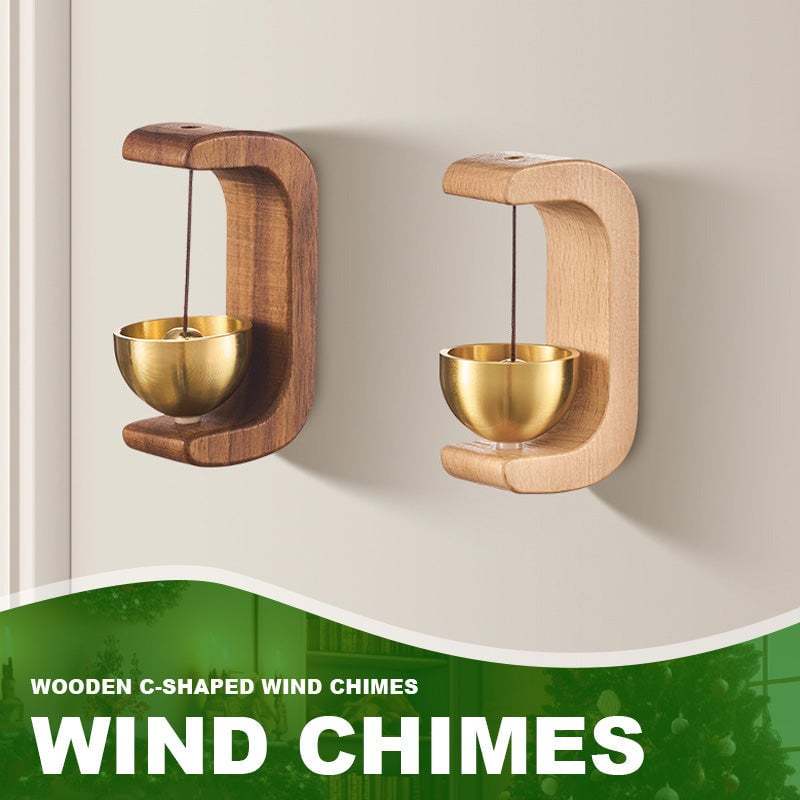 🔥2025 New Year Sale 49% OFF - Wooden C-shaped Wind Chime