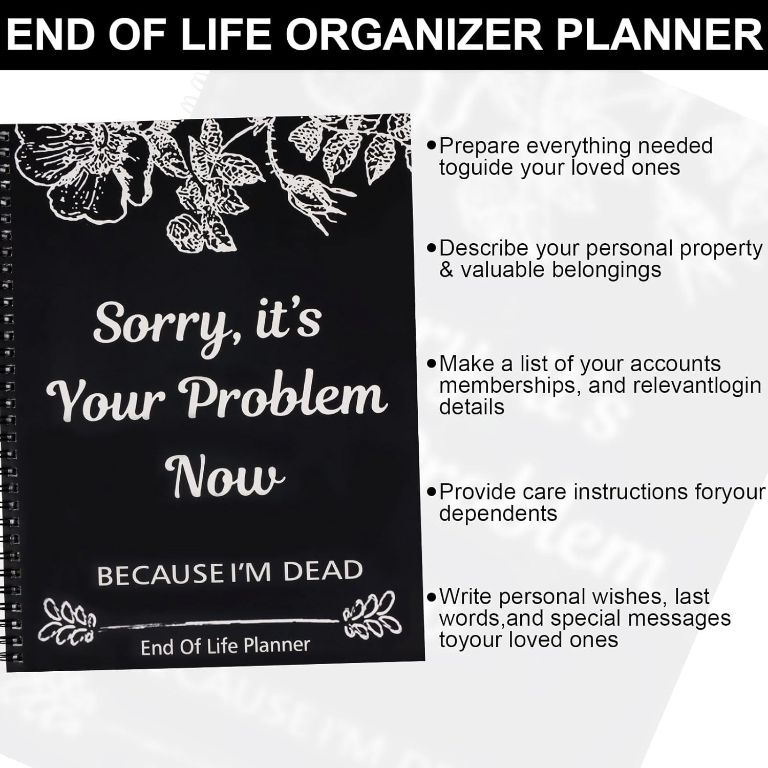🔥Hot Sale Now 49% OFF - End of Life Planner