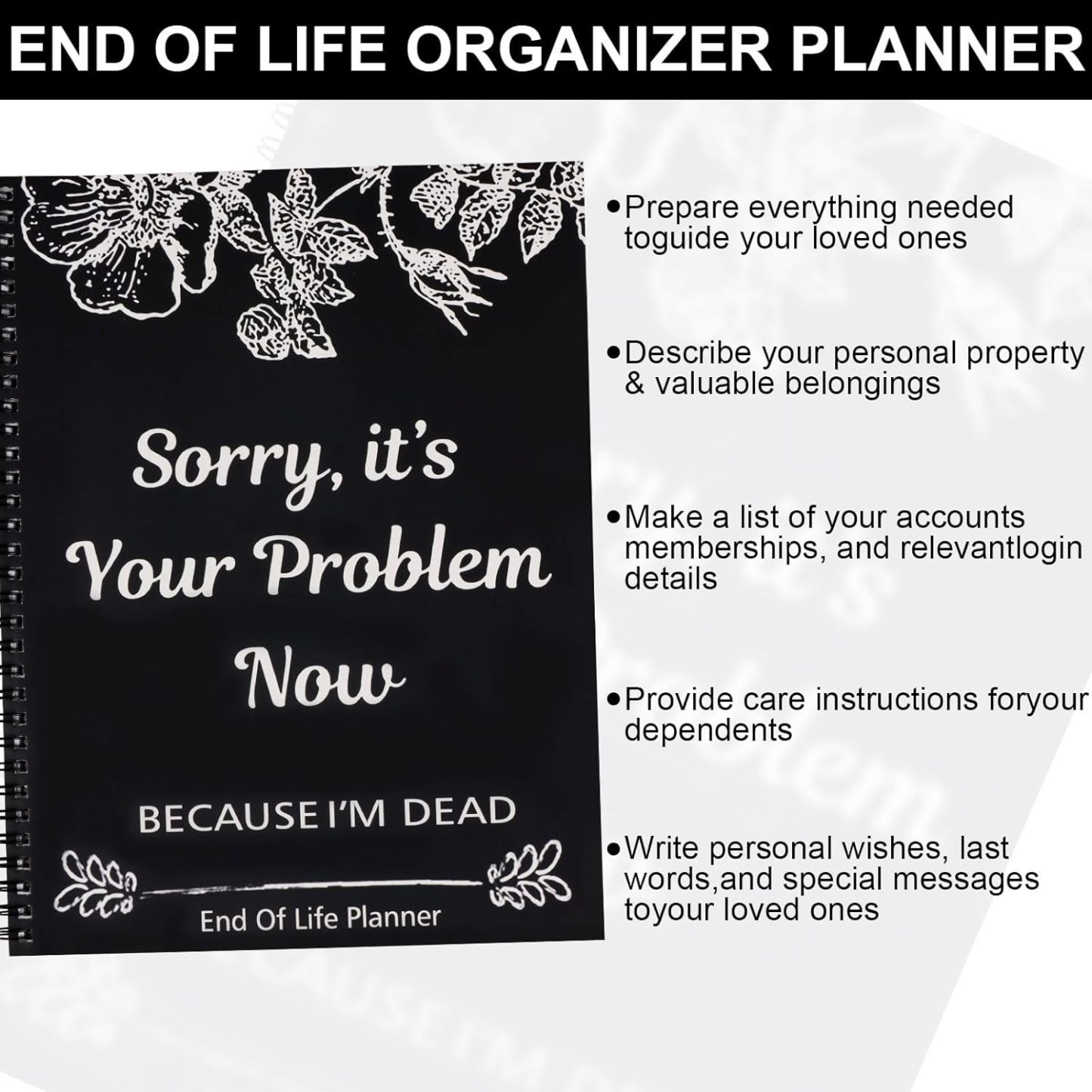 🔥Hot Sale Now 49% OFF - End of Life Planner