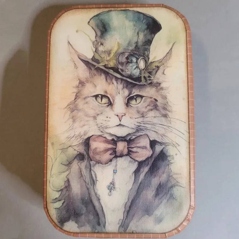 🔥2025 Hot Sale 49% OFF - Vintage Black Cat Tin
