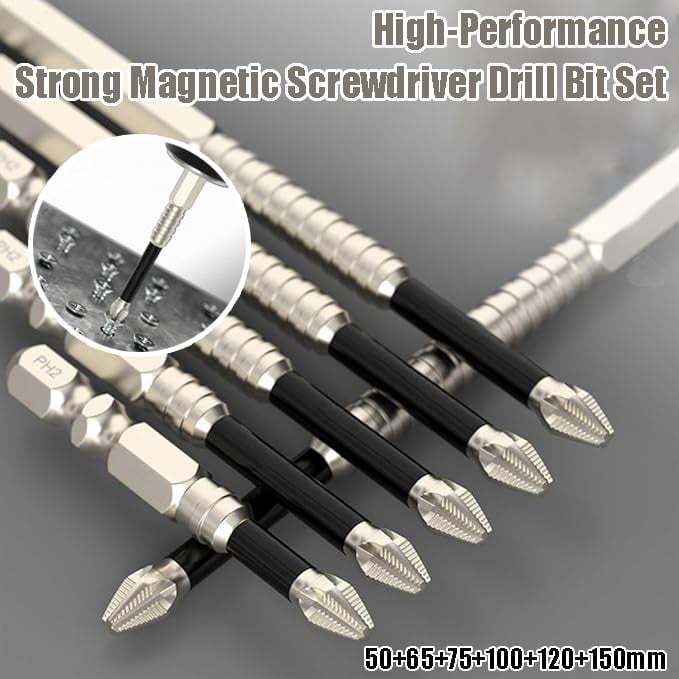 🎁2025 Hot Sale Now — High-Magnetic Screwdriver Drill Bit Set
