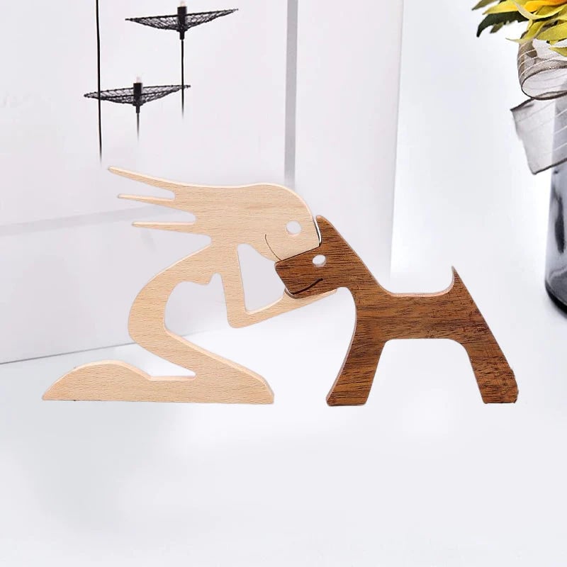 Wood Sculpture Table Ornaments