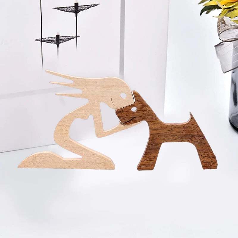 Wood Sculpture Table Ornaments