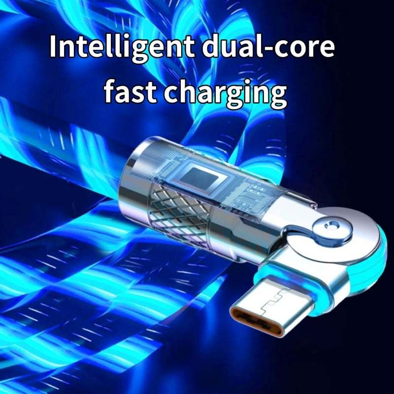 🔥2025 Hot Sale 49% OFF - ⚡540° Rotating Streamer Data Cable