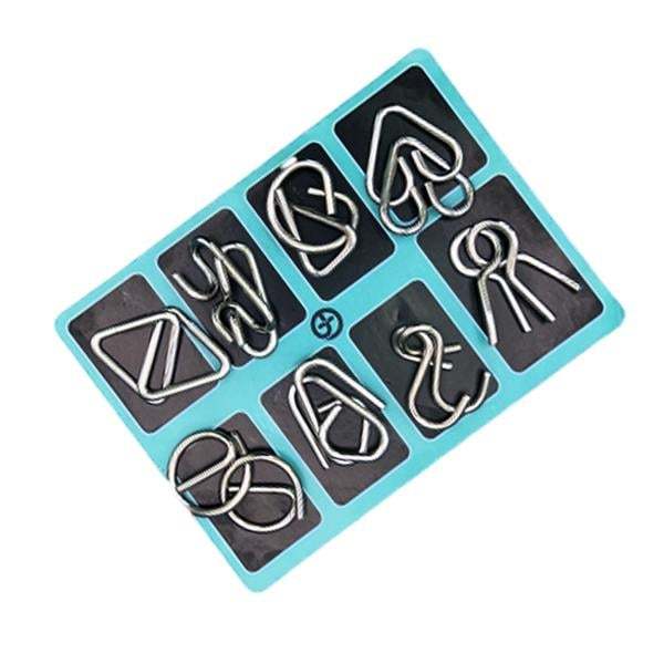 Last Day Promotion 49% OFF-Metal Puzzle Ring,Educational intellectual Toys IQ Toys,Metal Brain teaser Puzzles