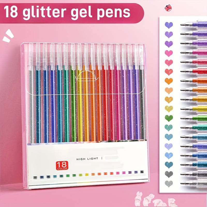 Metallic Vibrant Sparkle Colorful Pen