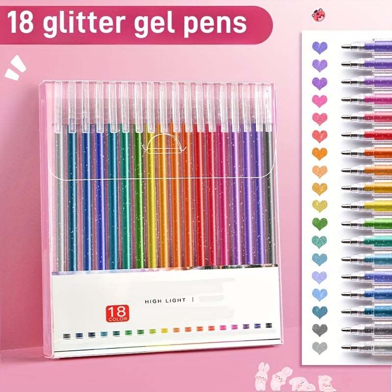 Metallic Vibrant Sparkle Colorful Pen